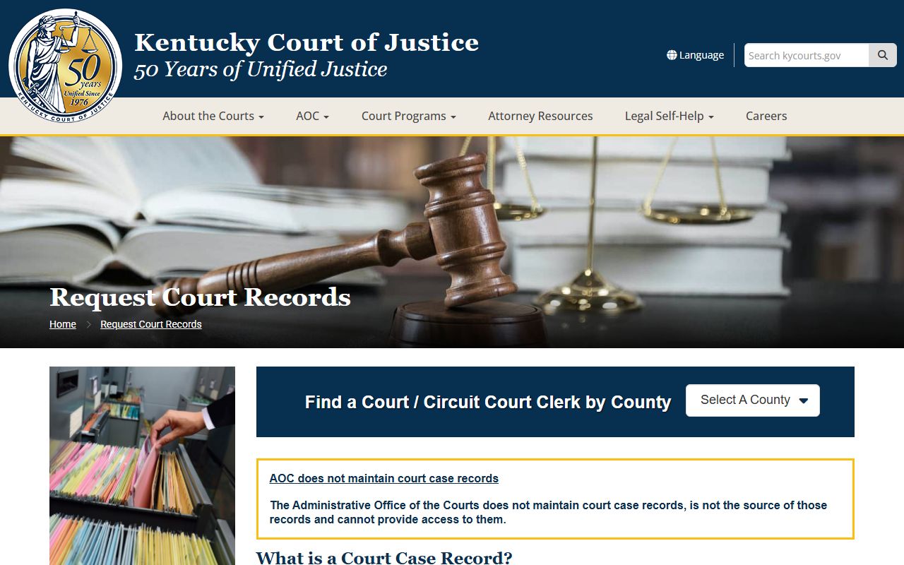 Martin County court records request instructions