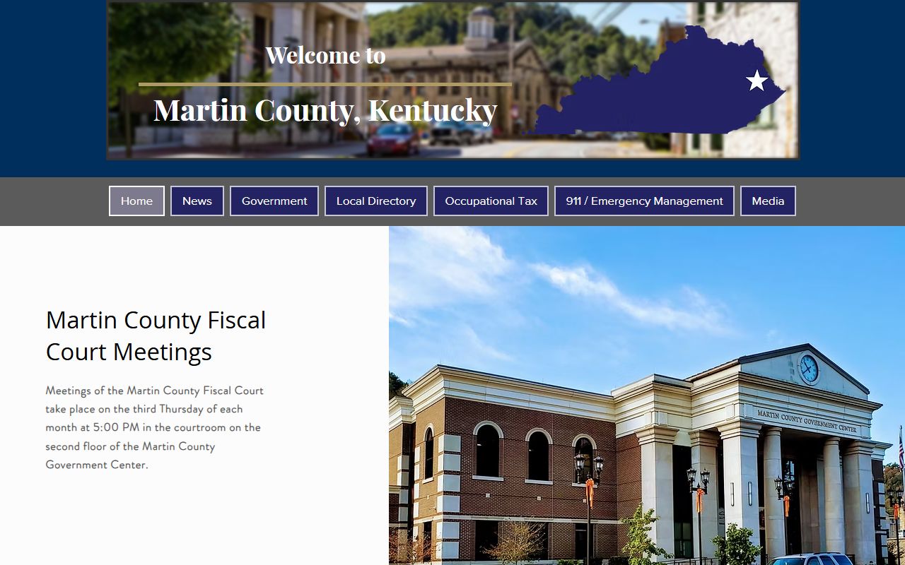Martin County court records county government homepage