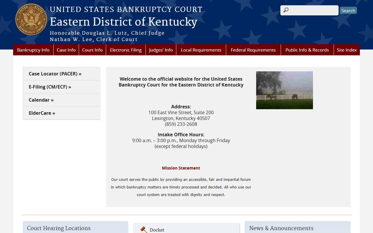 Martin County court records Eastern District Kentucky bankruptcy court