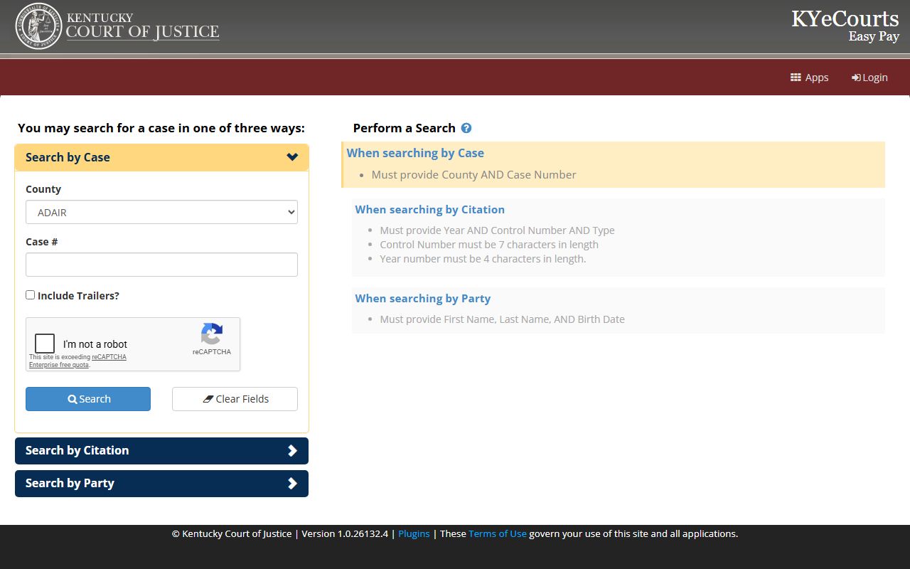 Martin County traffic court records ePay citation search