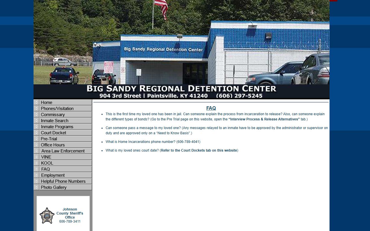 Martin County warrant records Big Sandy FAQ source
